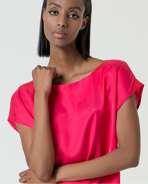 Surkana Satin Boatneck Top