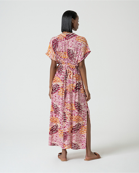 Long flowy printed dress Multi