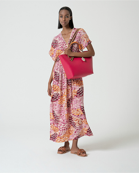 Long flowy printed dress Multi