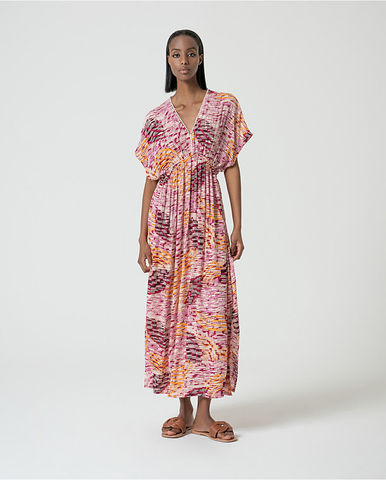 Long flowy printed dress Multi