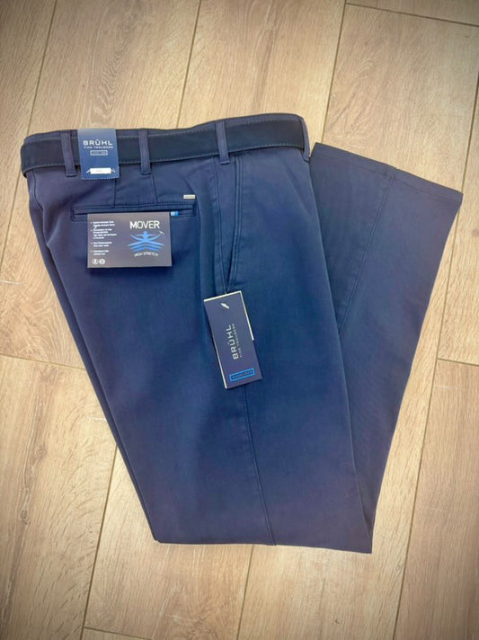 Bruhl Parma B Mens Chinos Blue