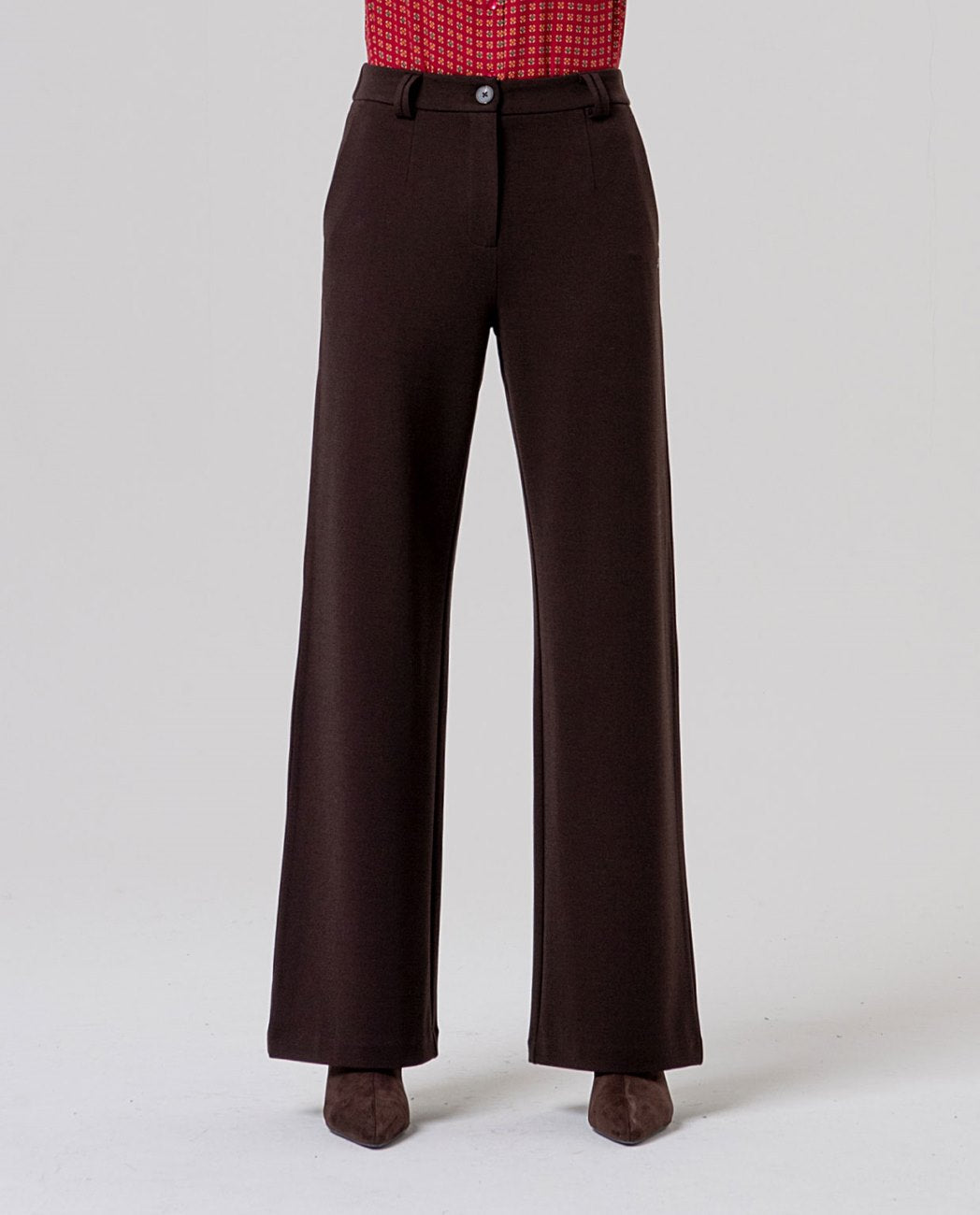 Surkana Straight-leg trousers Chocolate