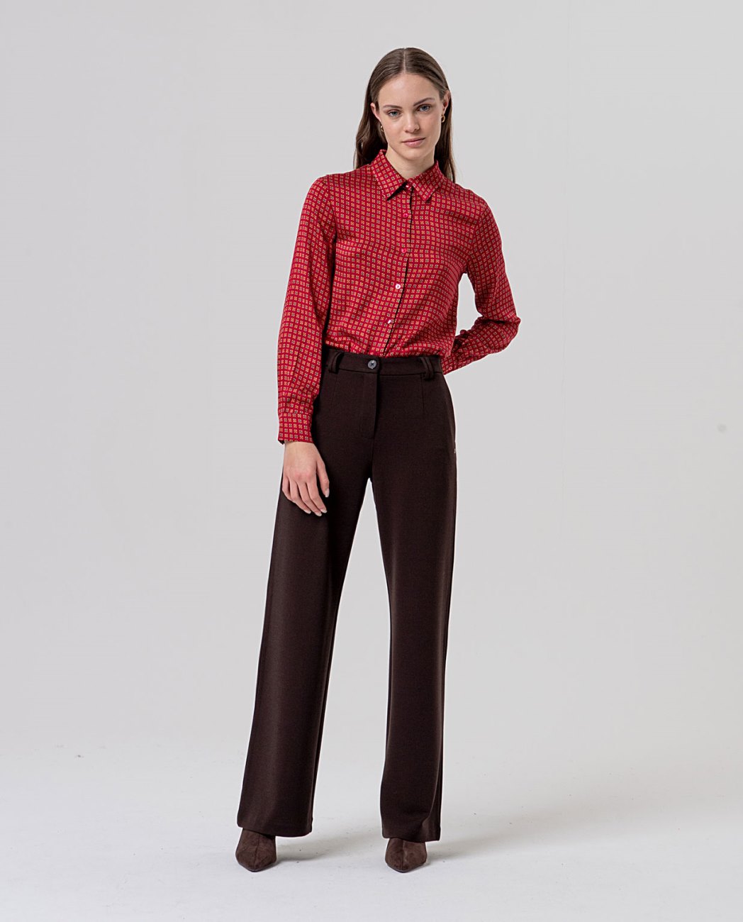 Surkana Straight-leg trousers Chocolate