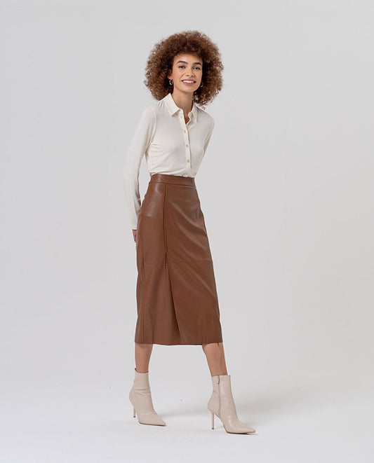 Surkana Pencil skirt Camel