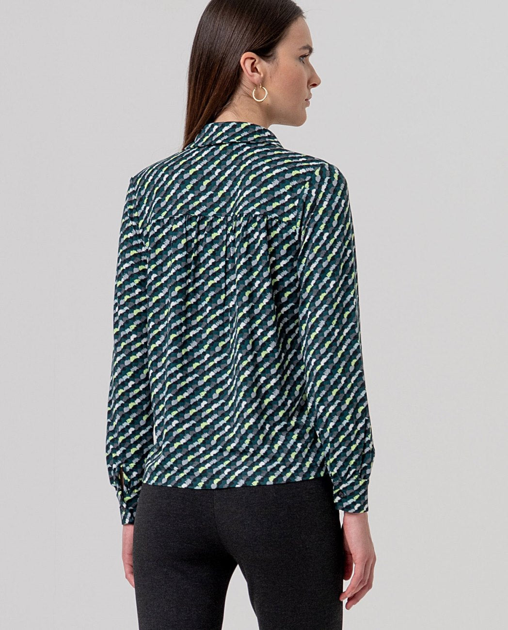 Surkana Oversized shirt Bottle Green
