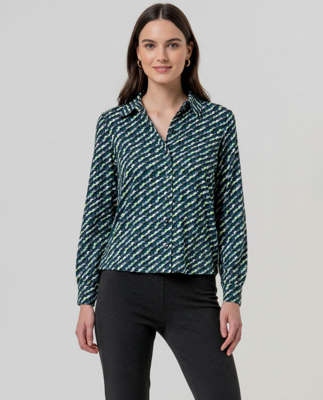 Surkana Oversized shirt Bottle Green