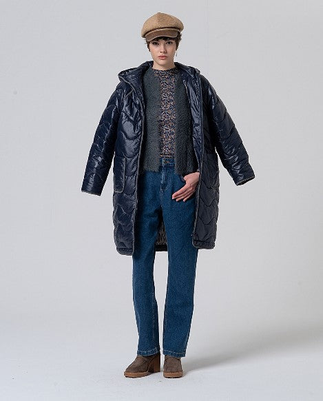 Surkana High Neck Top Blue