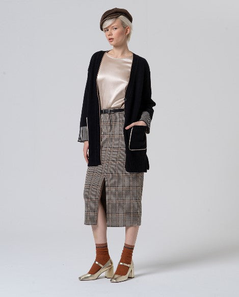 Sukana Satin Blouse Beige