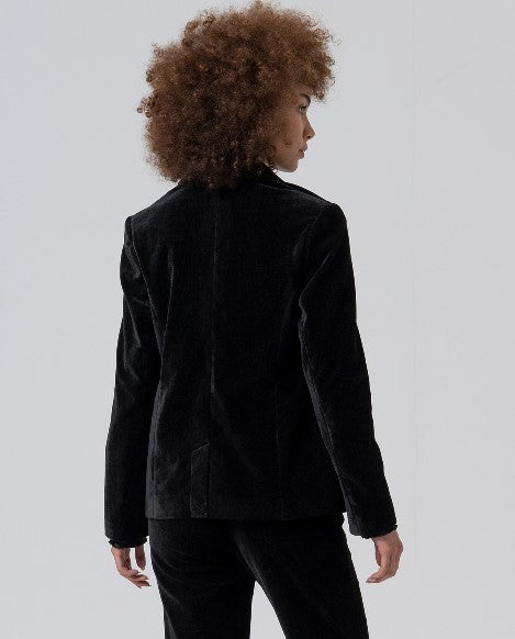 Surkana Velvet Blazer Black