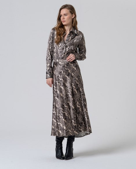 Surkana Animal Midi Skirt