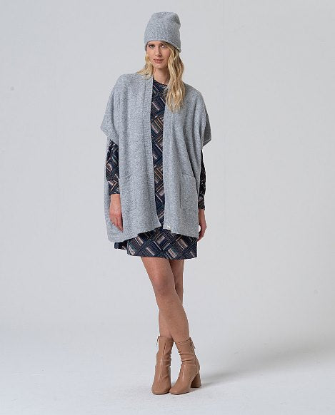 Surkana Geometric Short Dress Blue