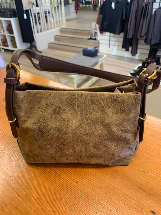 Leather Effect Crossbody Bag