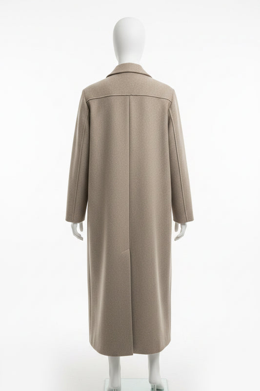 Peruzzi Long Wool Coat Beige