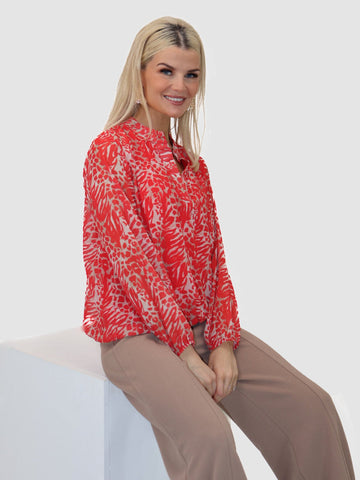 Kate & Pippa Bella band top Coral