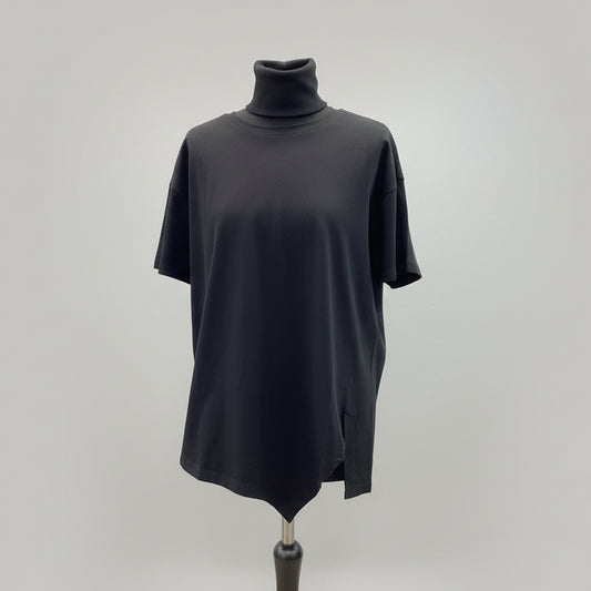 Naya Jersey Top With Cut Out Detail At Hem Black