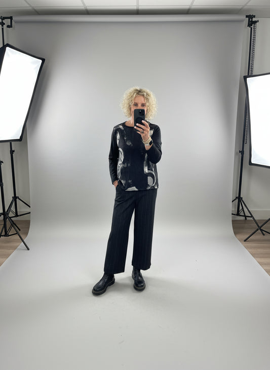 Peruzzi Herringbone Stripe Trouser