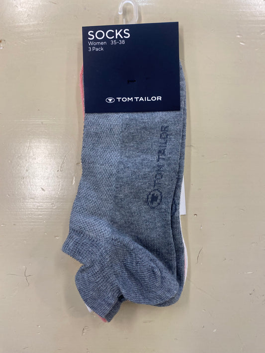 Tom Tailor Women's Sneaker Sock Mesh Pink