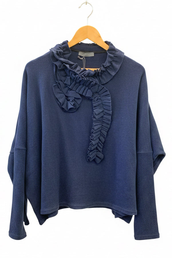 Neirami Ruched Pullover Oceano