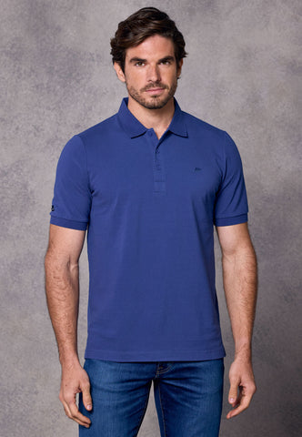 Rivet & Denim Mountain Polo Shirt Steel