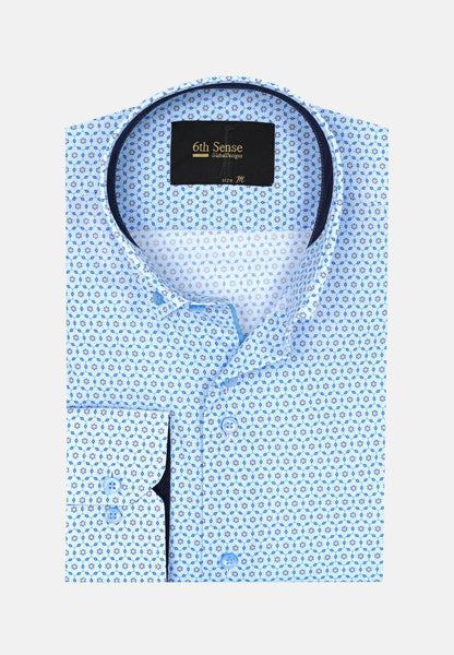 6th Sense Regular-Fit Button-Down Shirt | Print #23