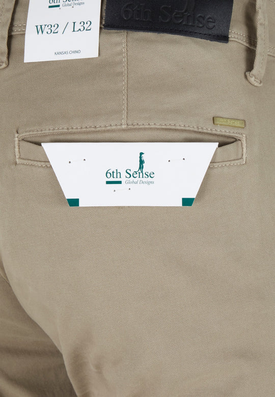 6TH Sense Kansas Chino Dk Khaki