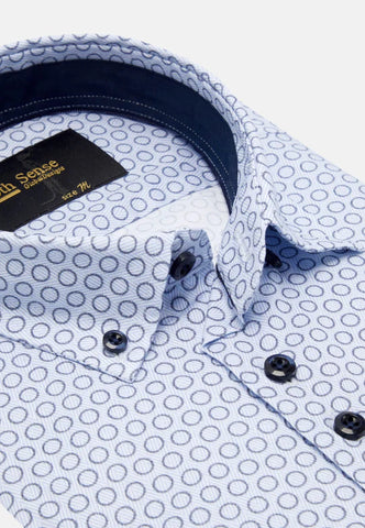 6th Sense Regular-Fit Button-Down Shirt | Blue