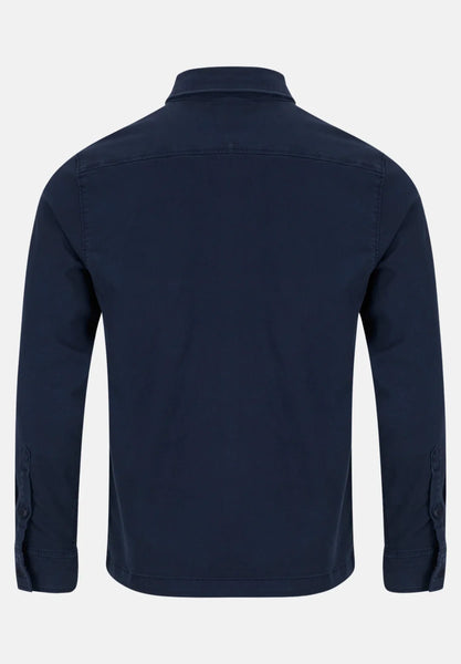 6th Sense Twill Overshirt - Navy