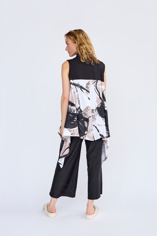 Elsewhere Print jersey gilet