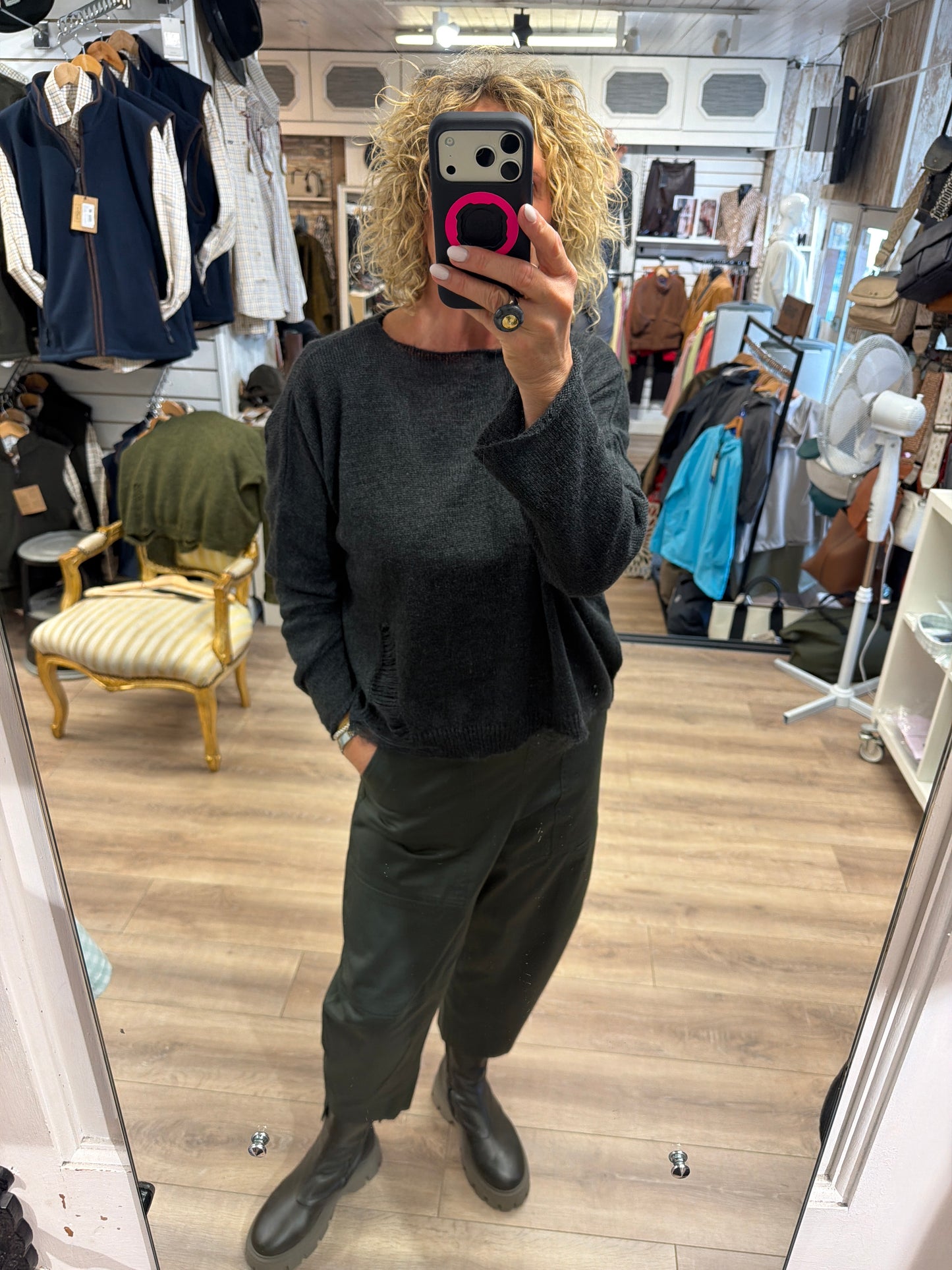 Lotus Eaters WLA/016 Knit- Charcoal
