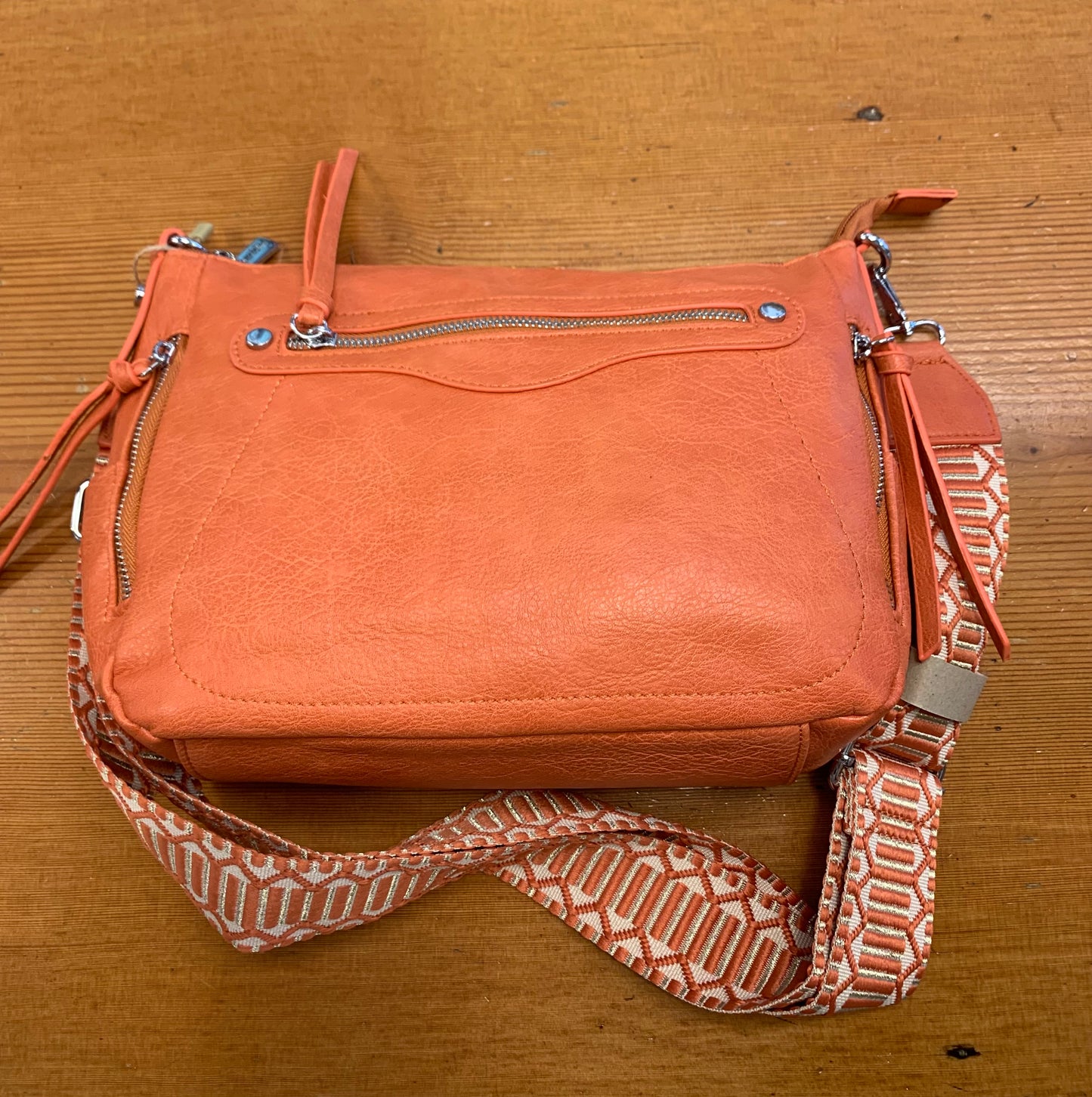 Vegan Medium Top Zip Bag