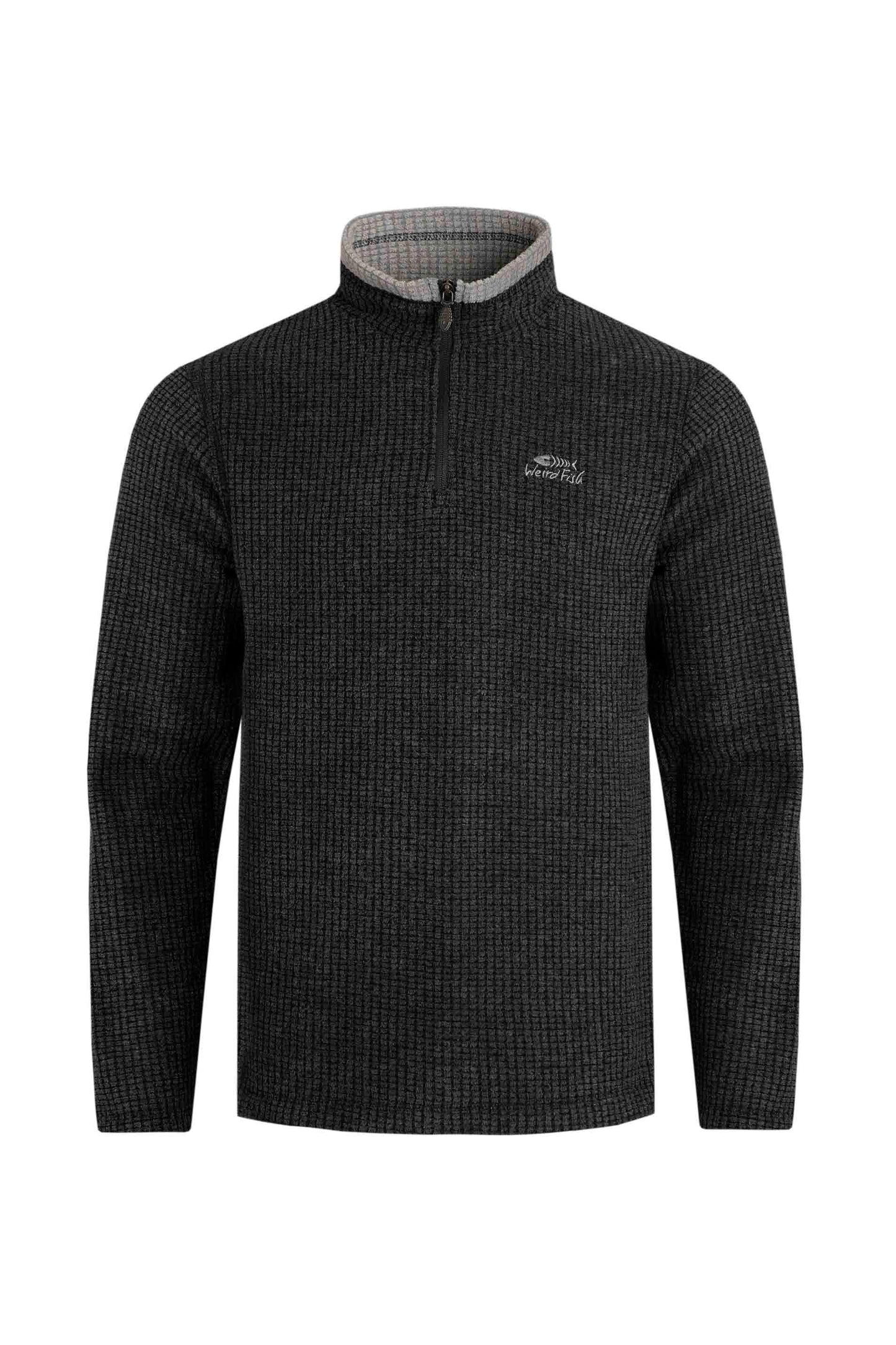 Weird Fish Newark Fleece -Washed Black