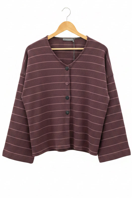 Neirami V-Neck Cardigan Fig