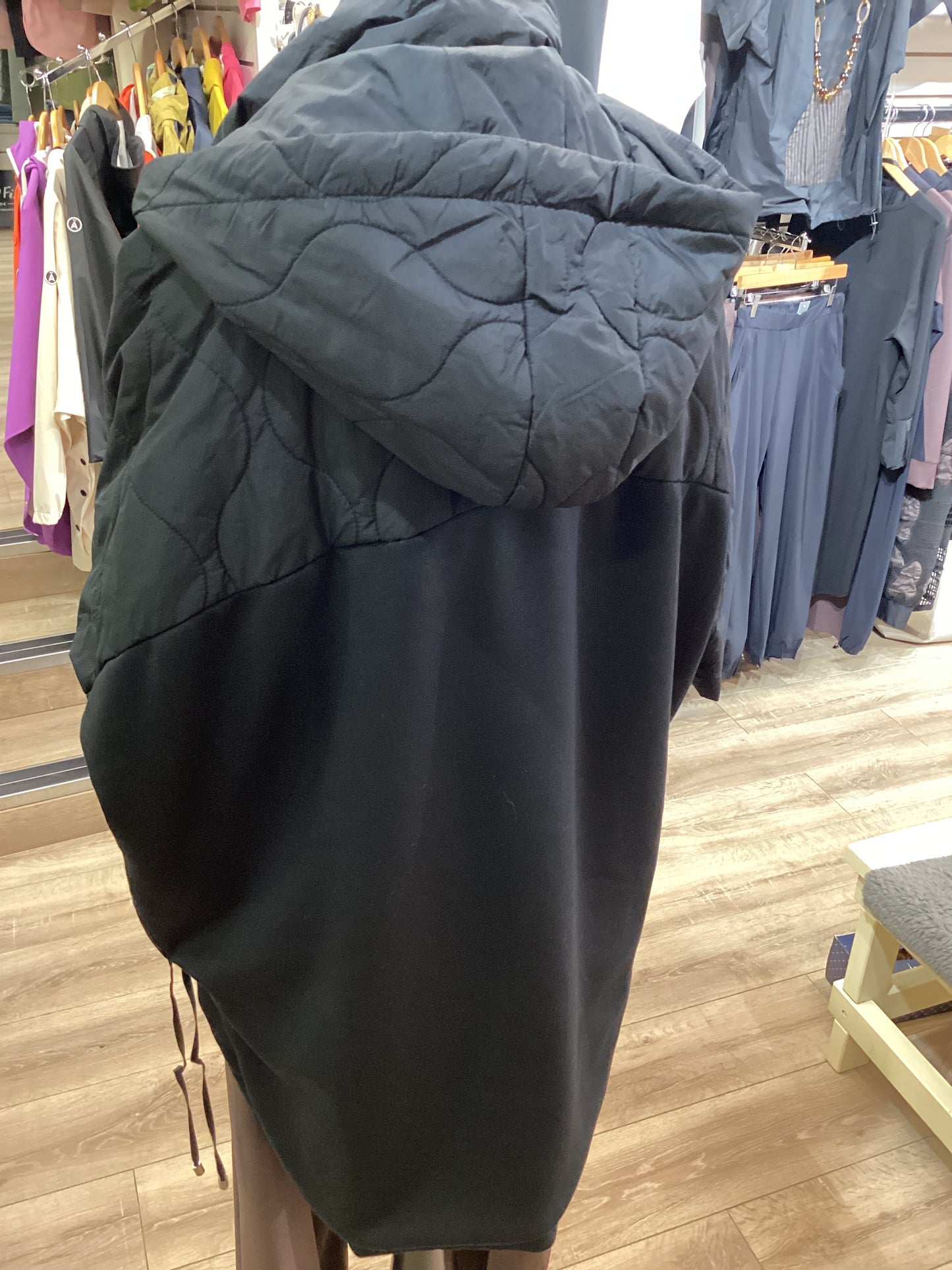 Naya Padded Hooded Jacket Black