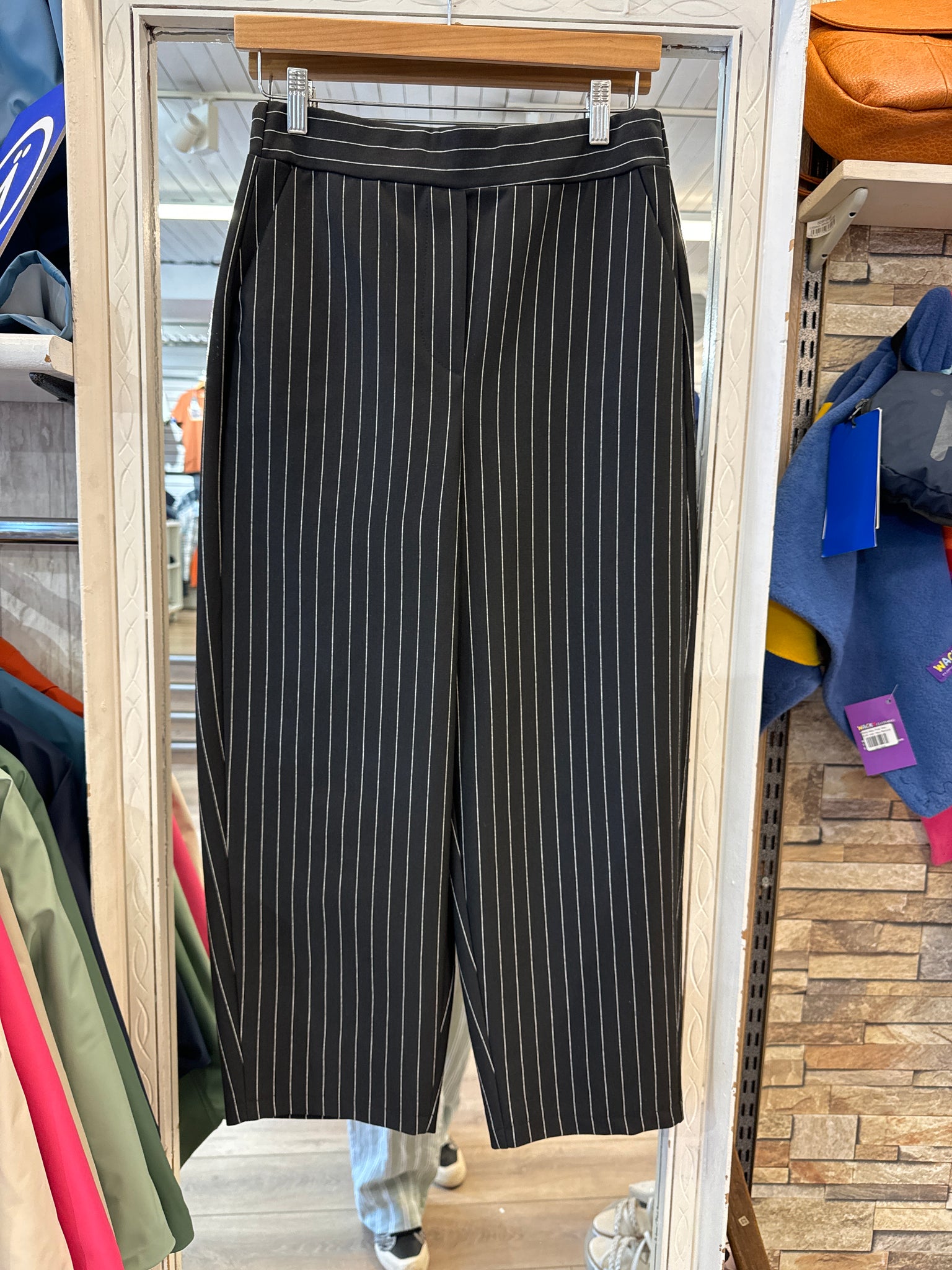 Peruzzi Pinstripe Slouch Trouser