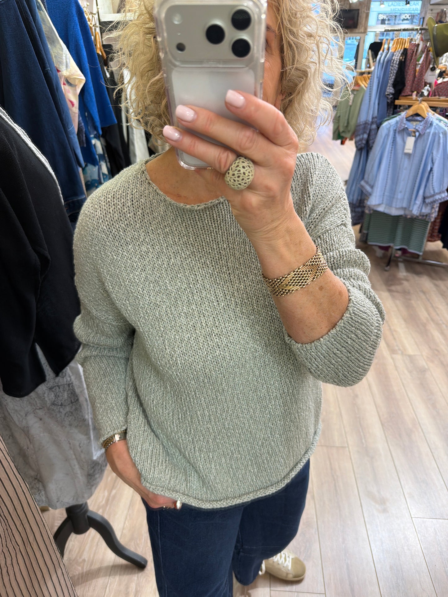 Neirami Boatneck Sweater Shell