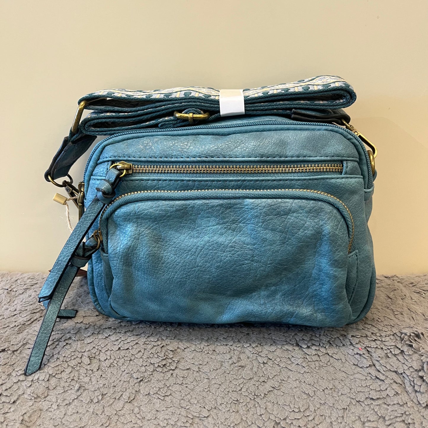 Double Zip 2 Strap Bag