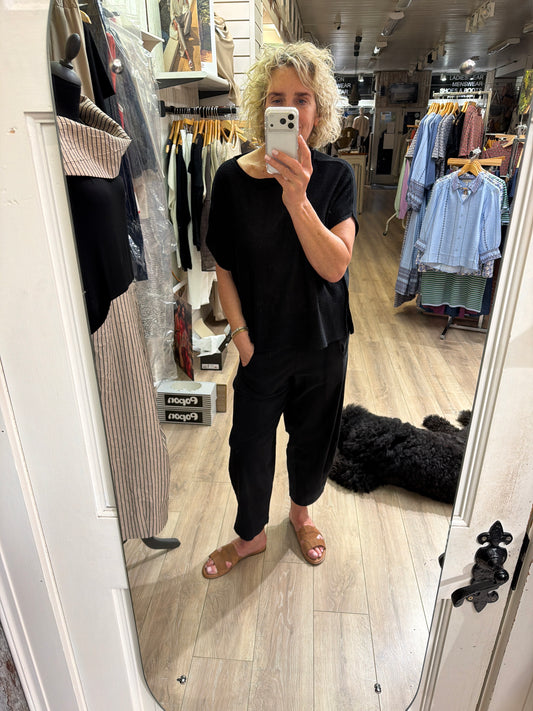 Peruzzi Classic Slouch Trouser Black