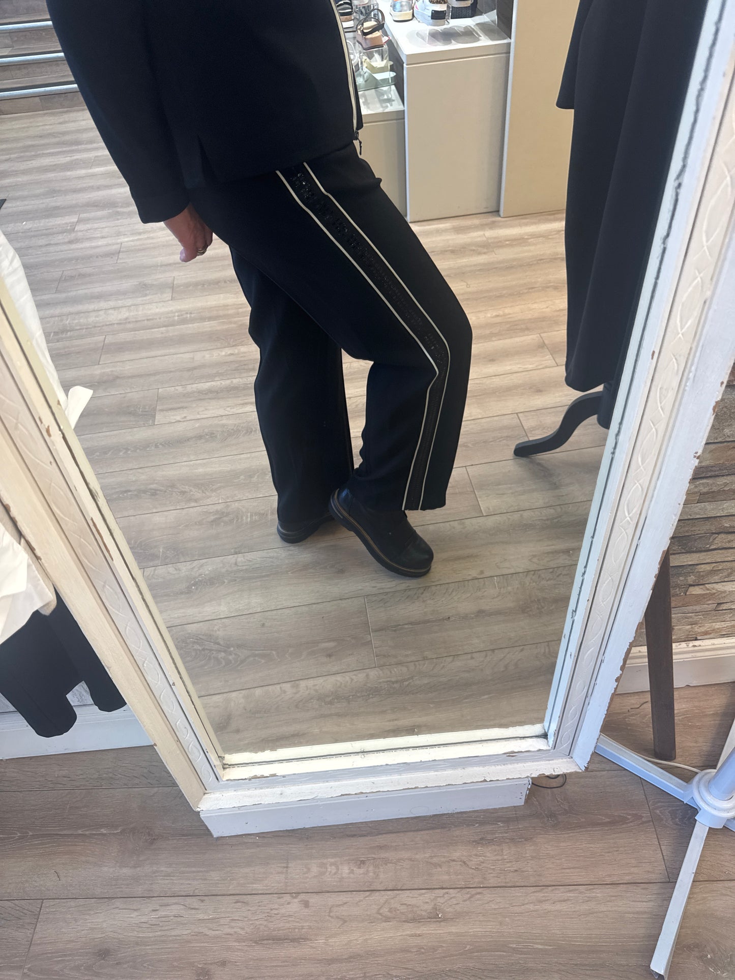 Peruzzi Embellished Trim Trouser