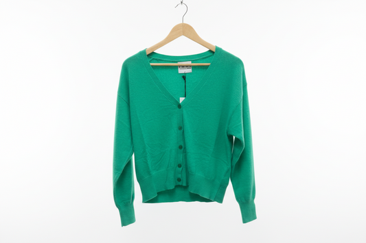 Twns Aspen Long sleeved V-Neck Cardigan Grass Green