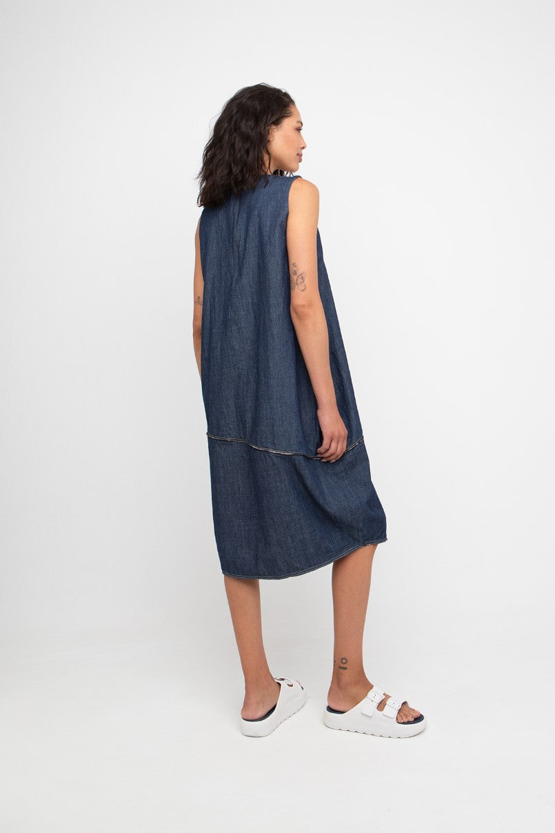 Ozai N Ku Denim Zip Dress