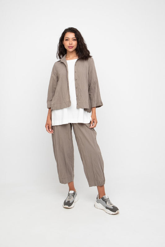 Ozai N Ku Cotton Trouser Olive