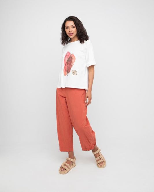 Ozai N Ku Cotton Trouser Chili