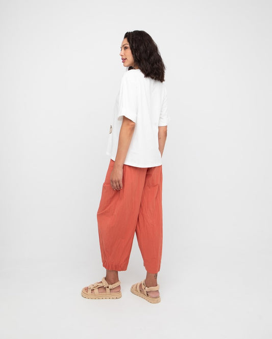 Ozai N Ku Cotton Trouser Chili