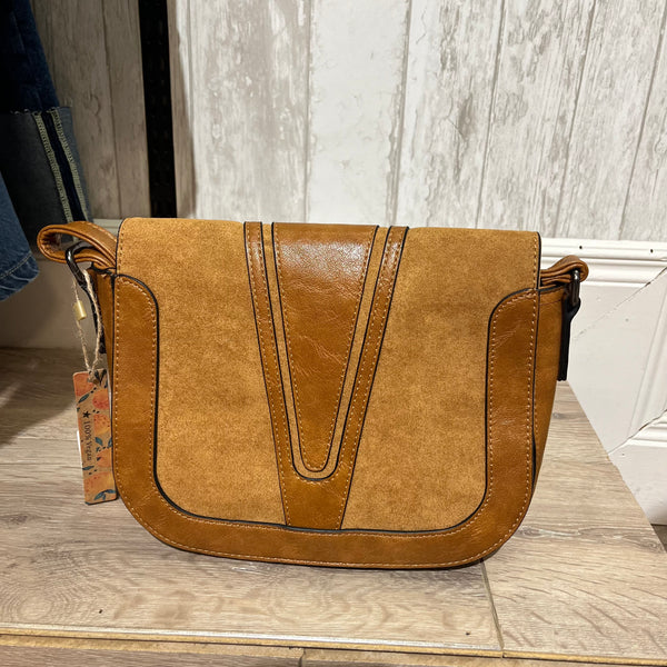 Vegan Two Tone Cross Body