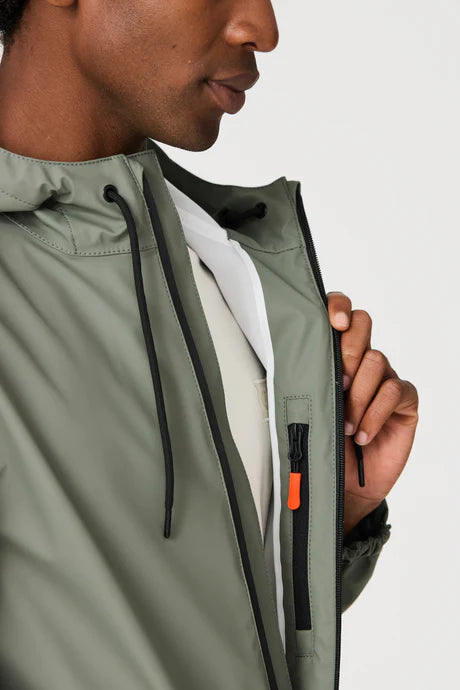 Tanta Mens Ulap Waterproof Raincoat Castor Grey