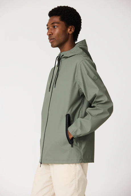 Tanta Mens Ulap Waterproof Raincoat Castor Grey