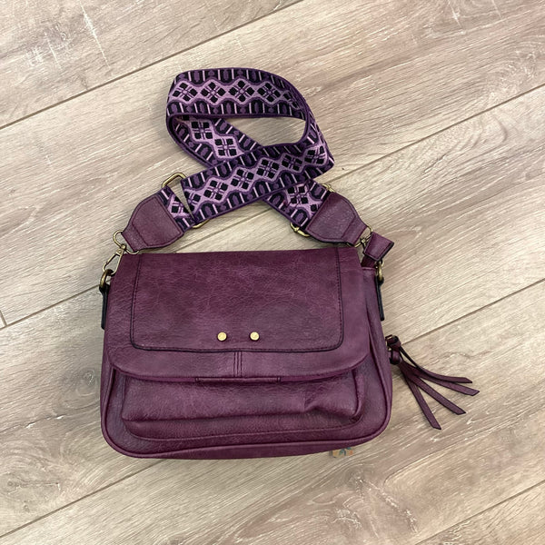 Vegan Cross Body 2 strap Bag