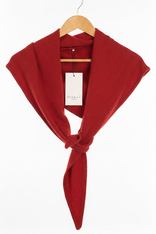 Masai Rylahi Wool Scarf Tibetan Red