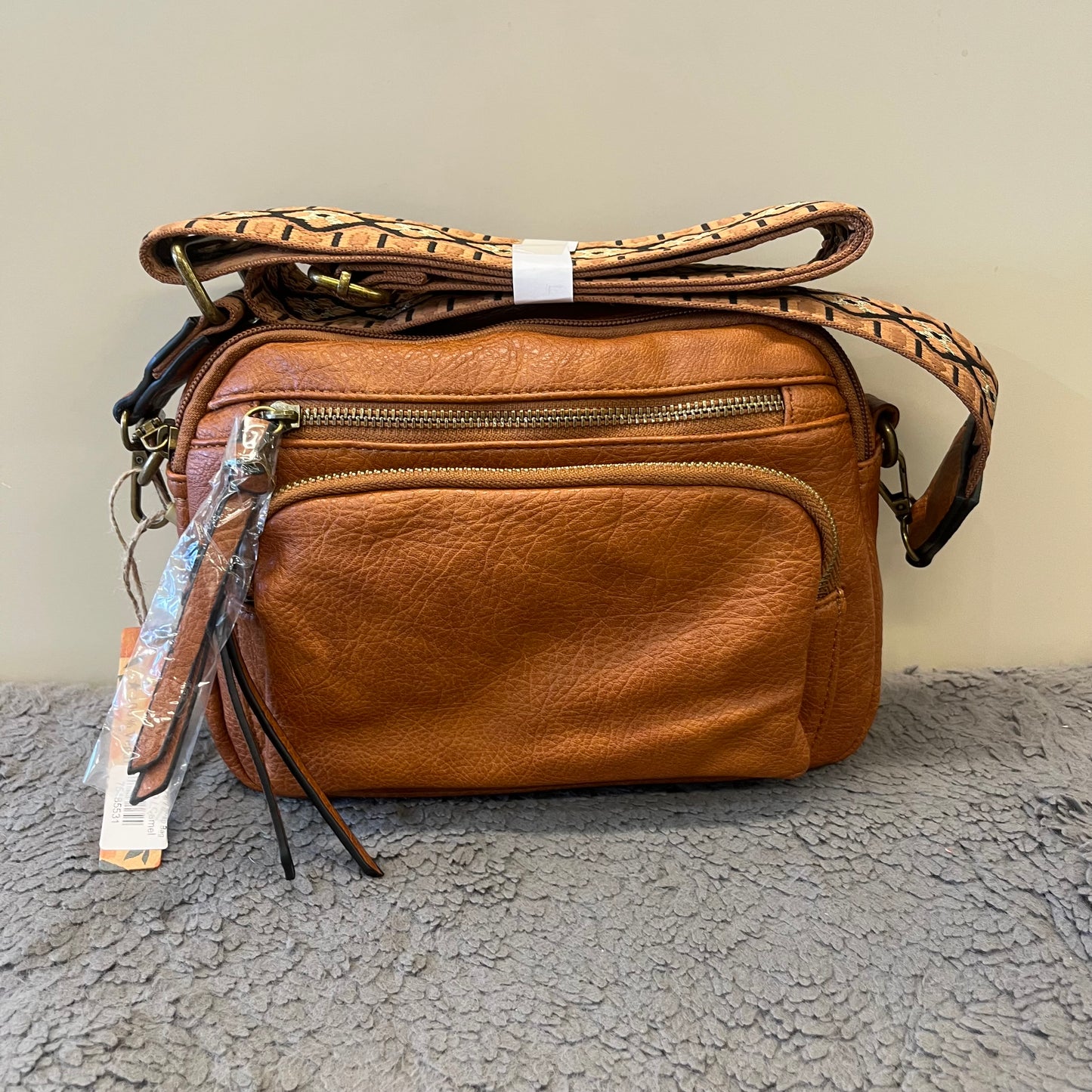 Double Zip 2 Strap Bag
