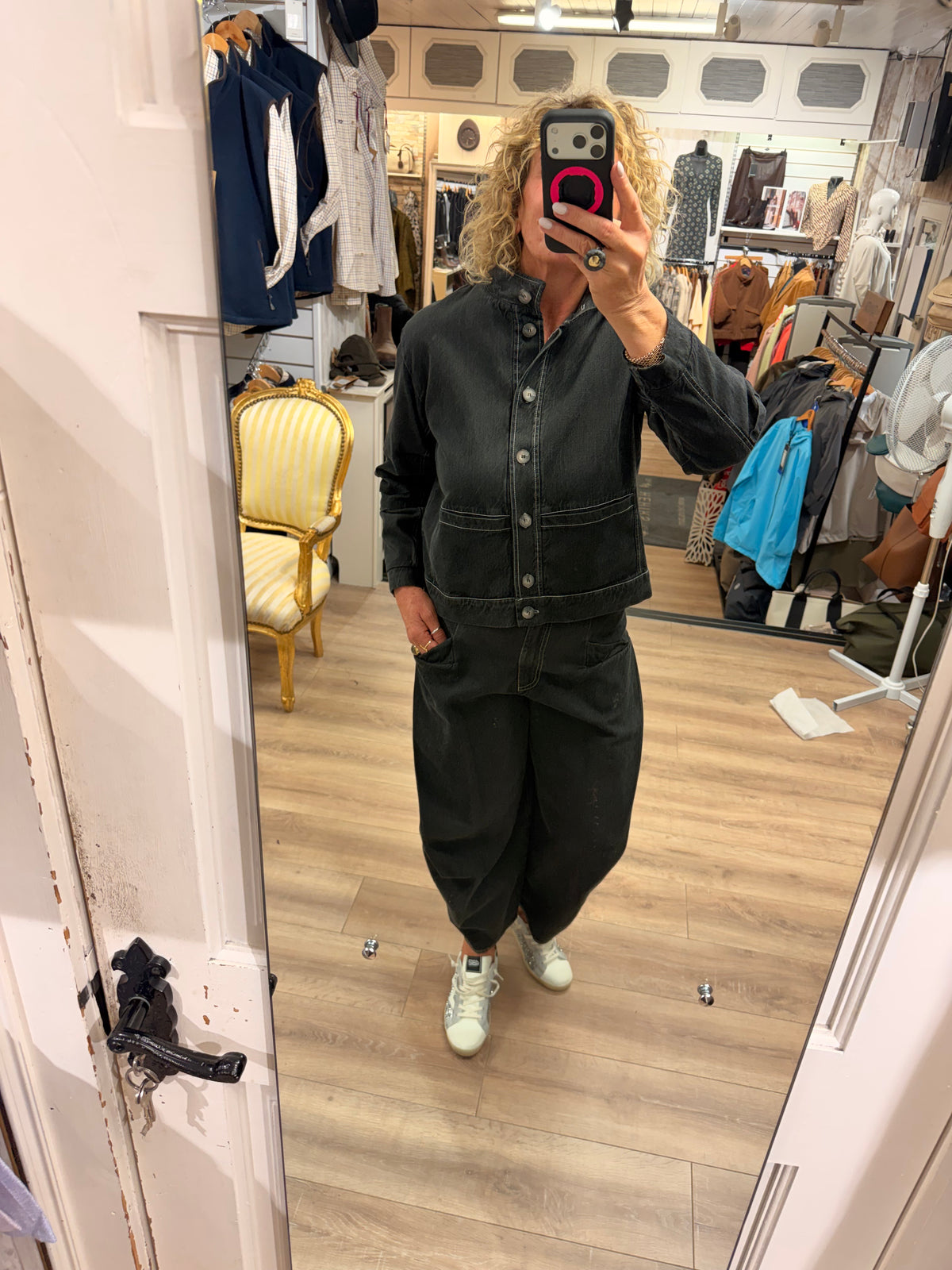 Ozai N Ku Jacket Black Denim